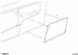 Tapicerka drzwi przednich diagram for BMW 3 Series E30 325ix