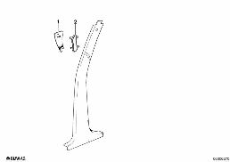 INTERIOR TRIM LATERAL diagram for BMW 6 Series E24 633CSi