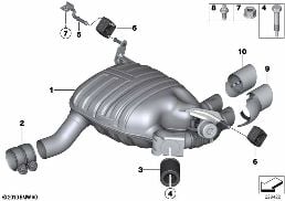 EXHAUST SYSTEM, REAR