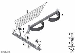 STRAP SYSTEM diagram for BMW X4 F26 28iX
