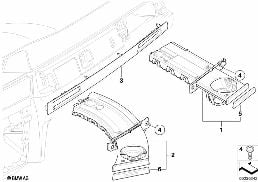 CUP HOLDER diagram for BMW 3 Series E90 320d