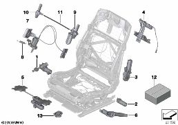 SEAT, FRONT, ELECTRICAL AND MOTORS