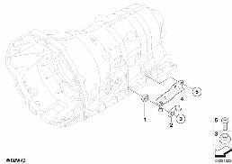 GA6HP26Z GEARSHIFT PARTS diagram for BMW X6 E71 M