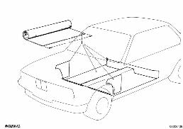 FLOOR COVERING/RUNNING METRE diagram for BMW 3 Series E30 325i