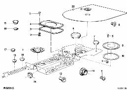 ฝาปิด/ปลั๊ก diagram for BMW 3 Series E21 320