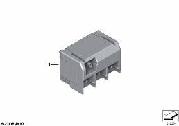 隔離元件 diagram for BMW 5 Series F10 LCI 550i