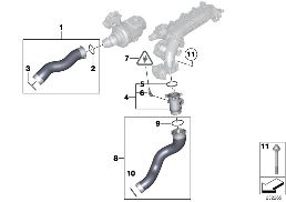 INTAKE MANIFOLD-SUPERCHARG.AIR DUCT/AGR