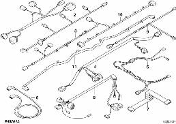 VARIOUS ADDITIONAL WIRING SETS diagram for BMW 6 Series E64 LCI 650i