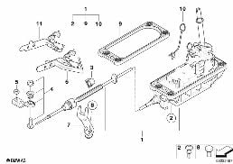 Piezas de cambio automatico steptronic diagram for BMW MINI R56 One