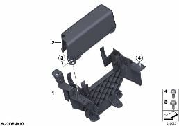 Uchwyt sterownika diagram for BMW MINI R56 One