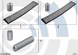 SERVICE KIT, INSPECTION I / OIL SERVICE diagram for BMW 3 Series E46 318i