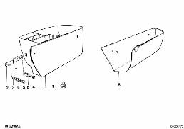 LUGGAGE COMPARTMENT SMALL diagram for BMW 3 Series E30 318i