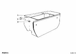 LUGGAGE COMPARTMENT PAN SMALL diagram for BMW 3 Series E30 325i