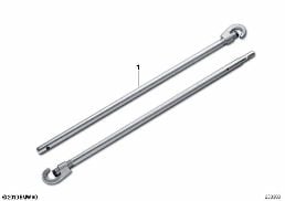 Barre de remorquage diagram for BMW 5 Series E39 525td