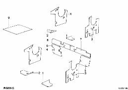 SOUND INSULATING FRONT diagram for BMW 7 Series E23 733i