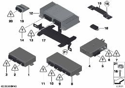 Styrdon Security diagram for BMW 5 Series F10 528i