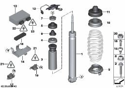 REAR SPRING STRUT EDC/CTRL UNIT/SENSOR