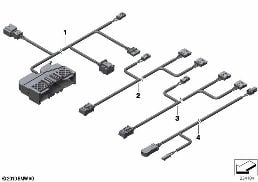 WIRING SET SEAT diagram for BMW X3 F25 28iX