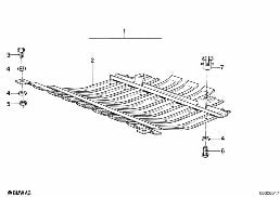 FRONT AGGREGATE PROTECTIVE PLATE diagram for BMW 5 Series E28 M535i