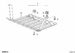 FRONT AGGREGATE PROTECTIVE PLATE diagram for BMW 3 Series E30 325i