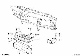 AIR DUCT diagram for BMW 6 Series E24 633CSi
