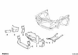Luchtgeleiding diagram for BMW 3 Series E30 324td