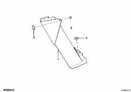FOOT REST diagram for BMW 5 Series E28 M535i