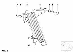 Fussstütze diagram for BMW 7 Series E32 750iL