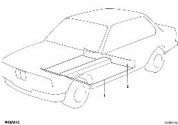FLOOR COVERING diagram for BMW 3 Series E30 325i