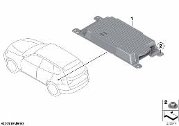 Combox Media diagram for BMW 5 Series F11 528i