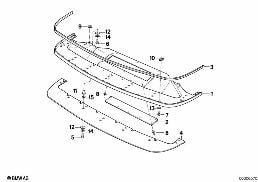 Alettone anteriore motorsport diagram for BMW 3 Series E30 M3