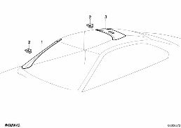 Scherm bekleding op zij diagram for BMW 8 Series E31 850Ci