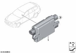 USB göbeği diagram for BMW 5 Series F11 528i