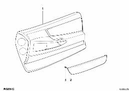 Portierbekleding diagram for BMW 8 Series E31 850Ci
