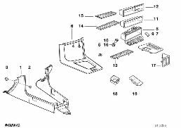 STORING PARTITION diagram for BMW 3 Series E36 323i