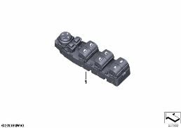 Unité de commande centrale de cde porte diagram for BMW 6 Series F12 640i