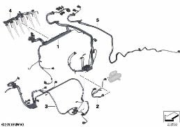 Kablo grubu, Motor diagram for BMW 5 Series F11 528i
