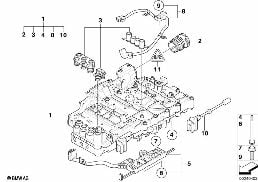GA6L45R MECHATRONICS diagram for BMW 3 Series E90 320i