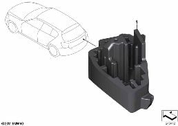 CONTROL UNIT SUPPORT diagram for BMW 1 Series F21 LCI M140i