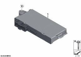 CONTROL UNIT CAS diagram for BMW Z4 E89 18i
