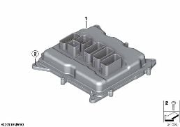 BASE CONTROL UNIT DME / MEVD172P diagram for BMW 4 Series F33 420i