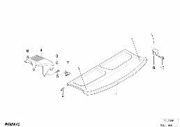 Ablegeboden diagram for BMW 3 Series E36 318ti