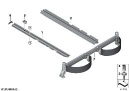 STRAP SYSTEM diagram for BMW 5 Series F11 550i