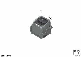 Interrupteur de capote diagram for BMW 6 Series F12 640i