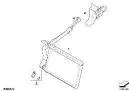 HEATER UNIT, DENSO diagram for BMW X1 E84 28iX