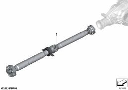 DRIVE SHAFT (CONSTANT-VELOCITY JOINT) diagram for BMW 3 Series E92 M3