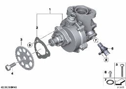 VACUUM PUMP WITH AUX.CONSUMER CONNECTION diagram for BMW 1 Series F21 M135i