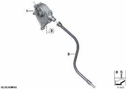 VACUUM PUMP diagram for BMW 1 Series F20 LCI 125i