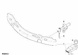 CARRIER, FRONT diagram for BMW Z3 E36 1.9