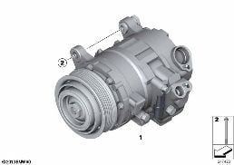 RP A/C COMPRESSOR diagram for BMW X4 F26 28iX